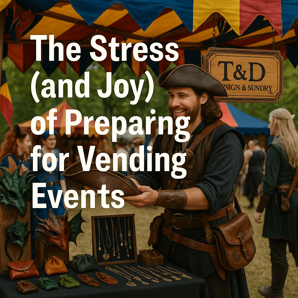 The Stress (and Joy) of Preparing for Vending Events - T&D Design & Sundry